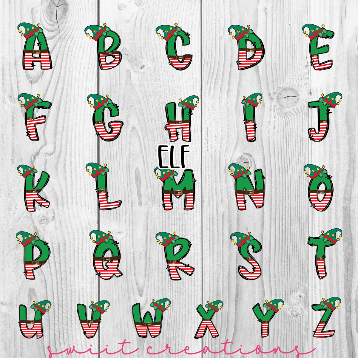 Snowman and Reindeer Personalized Christmas Ornament O022 - Swiit Creations