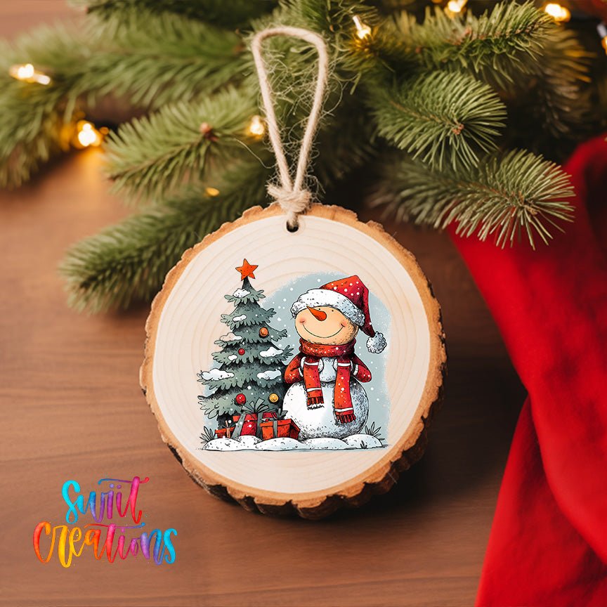 Snowman UV DTF Ornament Transfer | O-1288 - Swiit Creations