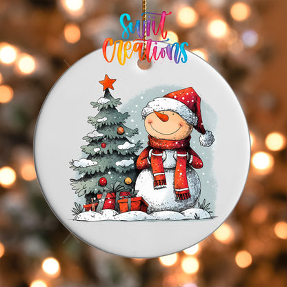 Snowman UV DTF Ornament Transfer | O-1288 - Swiit Creations