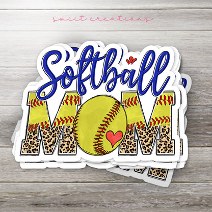 Softball Mom Sticker SS763 - Swiit Creations