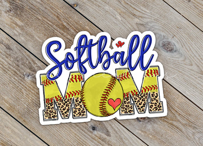 Softball Mom Sticker SS763 - Swiit Creations