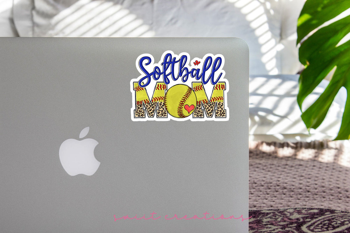 Softball Mom Sticker SS763 - Swiit Creations