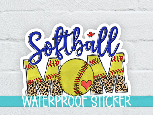 Softball Mom Sticker SS763 - Swiit Creations