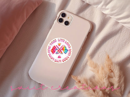 Spin Toss Live Love Sticker SS306 - Swiit Creations
