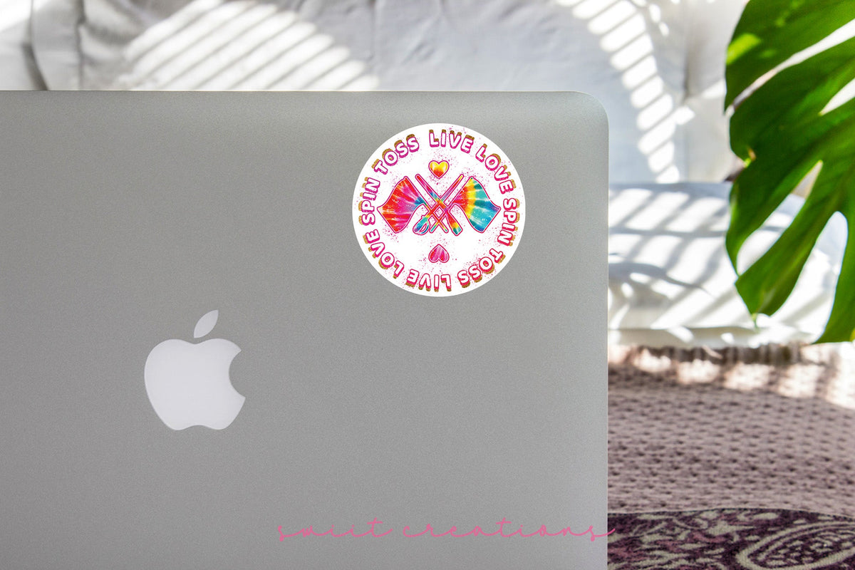 Spin Toss Live Love Sticker SS306 - Swiit Creations