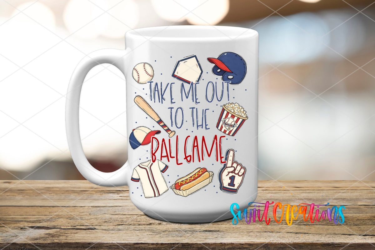 Take Me Out to the Ball Game UV DTF Transfer | UV2155 - Swiit Creations