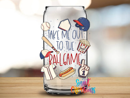 Take Me Out to the Ball Game UV DTF Transfer | UV2155 - Swiit Creations