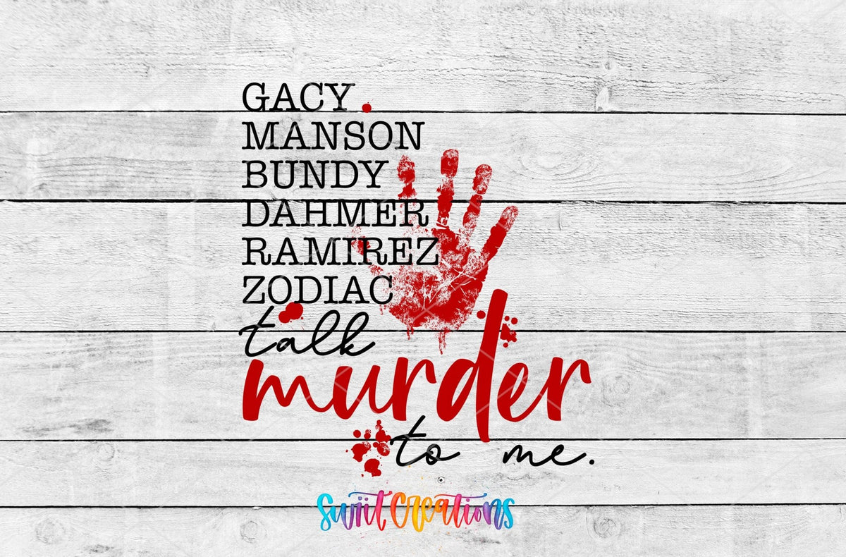 Talk Murder To Me Motel Keychain UV DTF Transfer | True Crime List Design | MK1700 - Swiit Creations