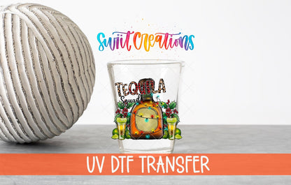 Tequila Squad UV DTF Shot Glass Transfer | SG1305 - Swiit Creations