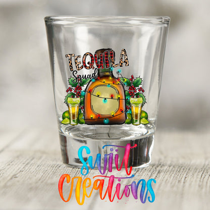 Tequila Squad UV DTF Shot Glass Transfer | SG1305 - Swiit Creations