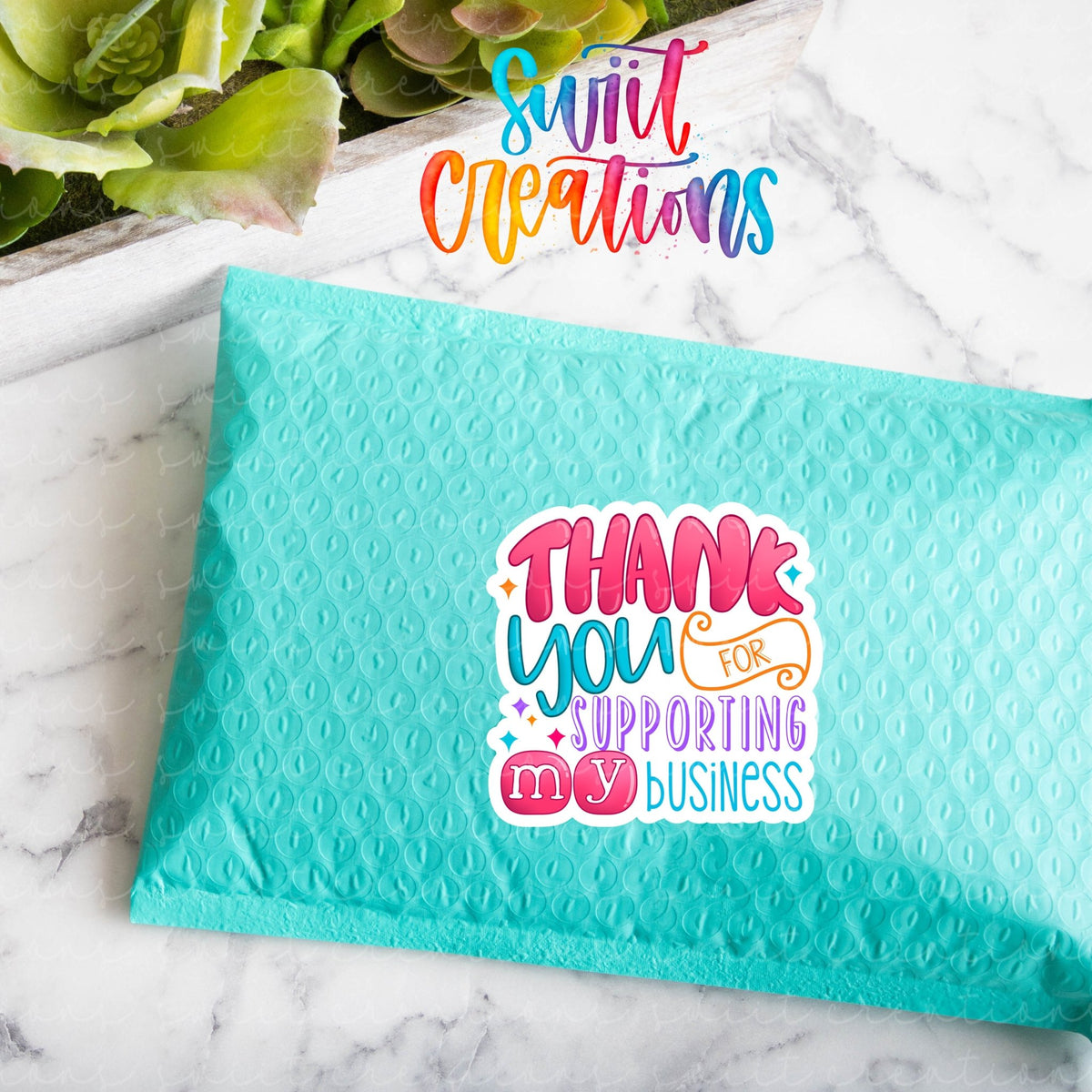 Thank You For Supporting My Small Business Sticker | SB55 - Swiit Creations