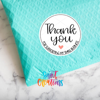 Thank You for Supporting Sticker | SB56 - Swiit Creations