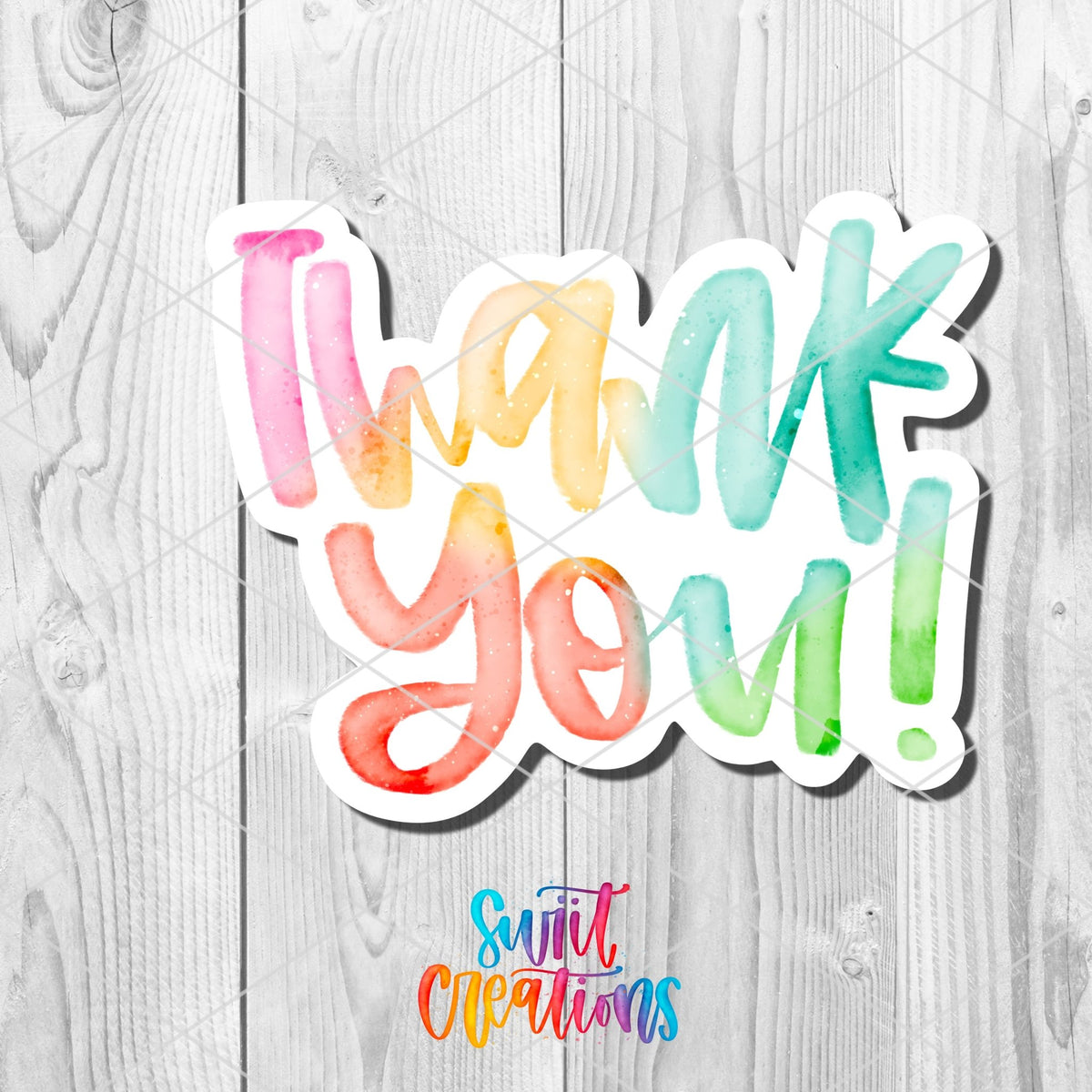 Thank You Sticker | SB13 - Swiit Creations