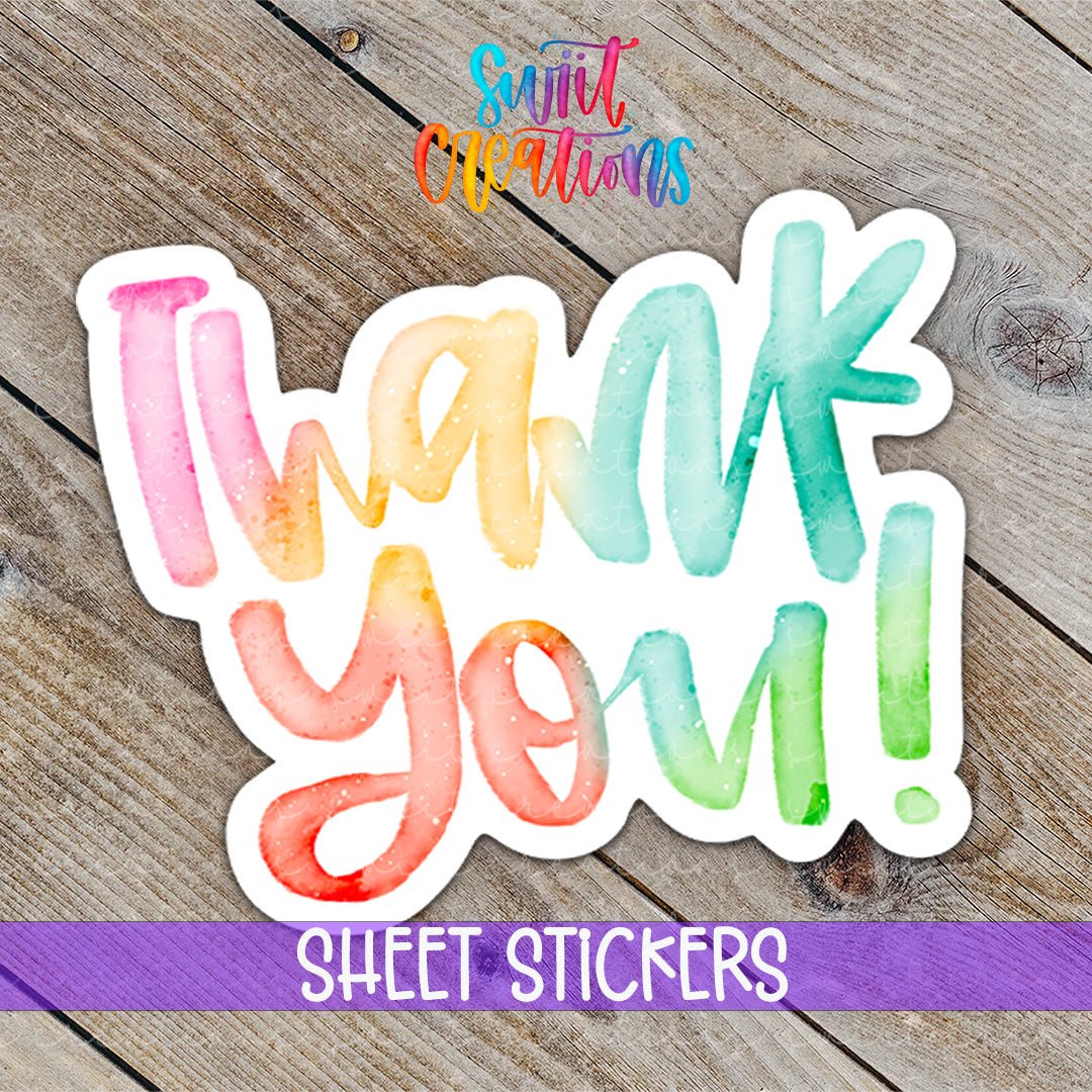 Thank You Sticker | SB13 - Swiit Creations