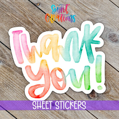 Thank You Sticker | SB13 - Swiit Creations