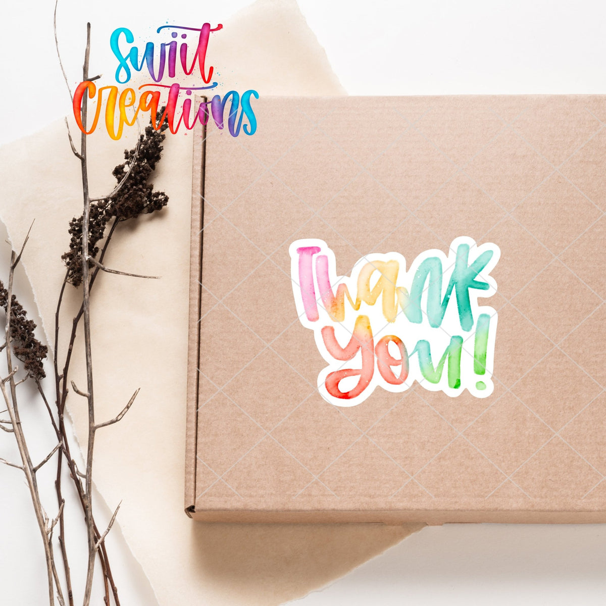 Thank You Sticker | SB13 - Swiit Creations