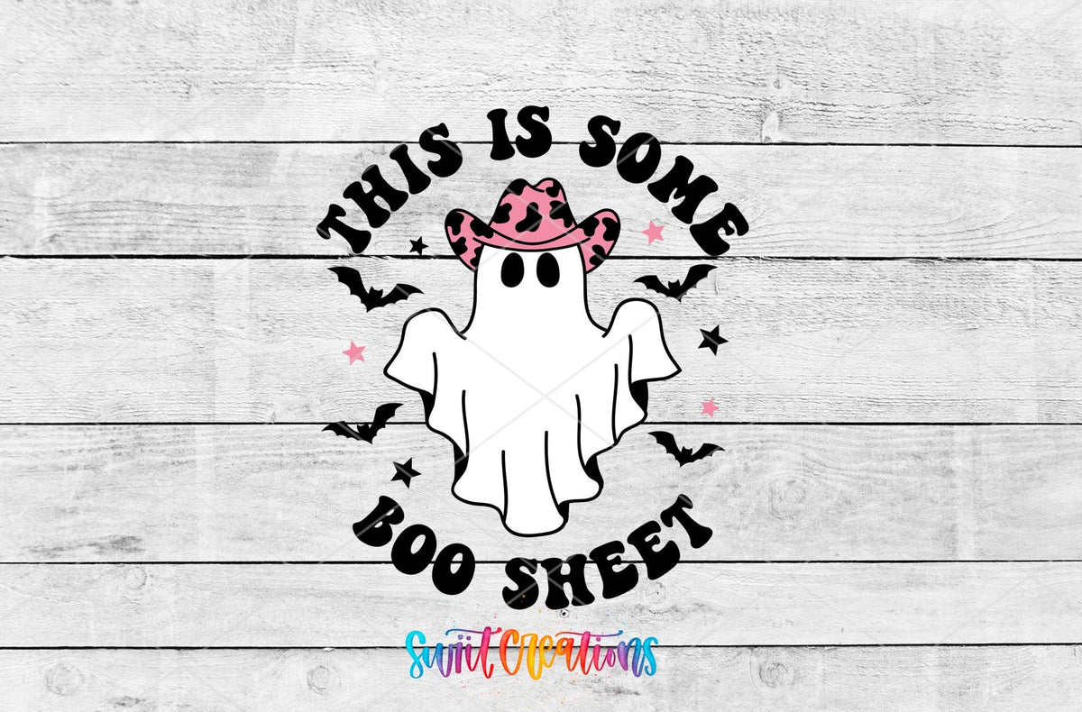 This Is Some Boo Sheet Ghost UV DTF Cup Decal | UV785 - Swiit Creations