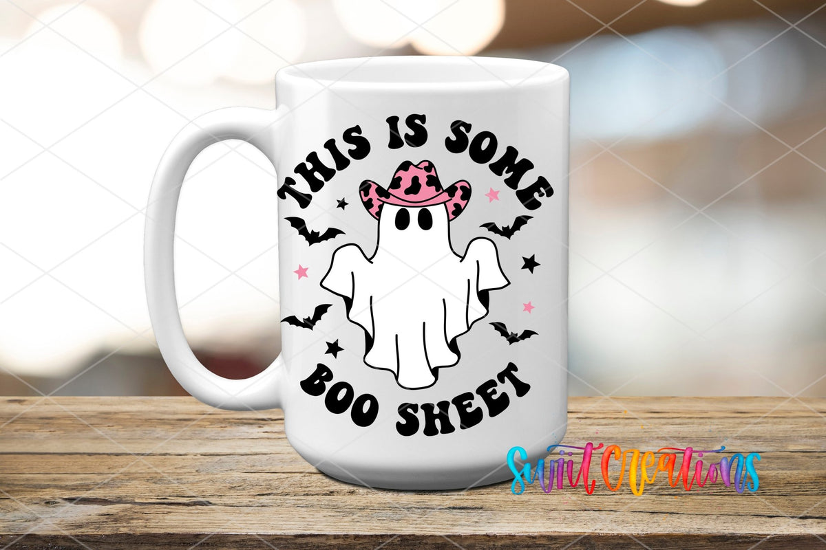 This Is Some Boo Sheet Ghost UV DTF Cup Decal | UV785 - Swiit Creations