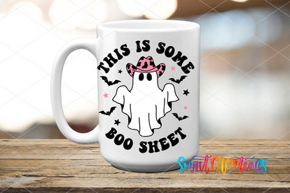 This Is Some Boo Sheet Ghost UV DTF Cup Decal | UV785 - Swiit Creations