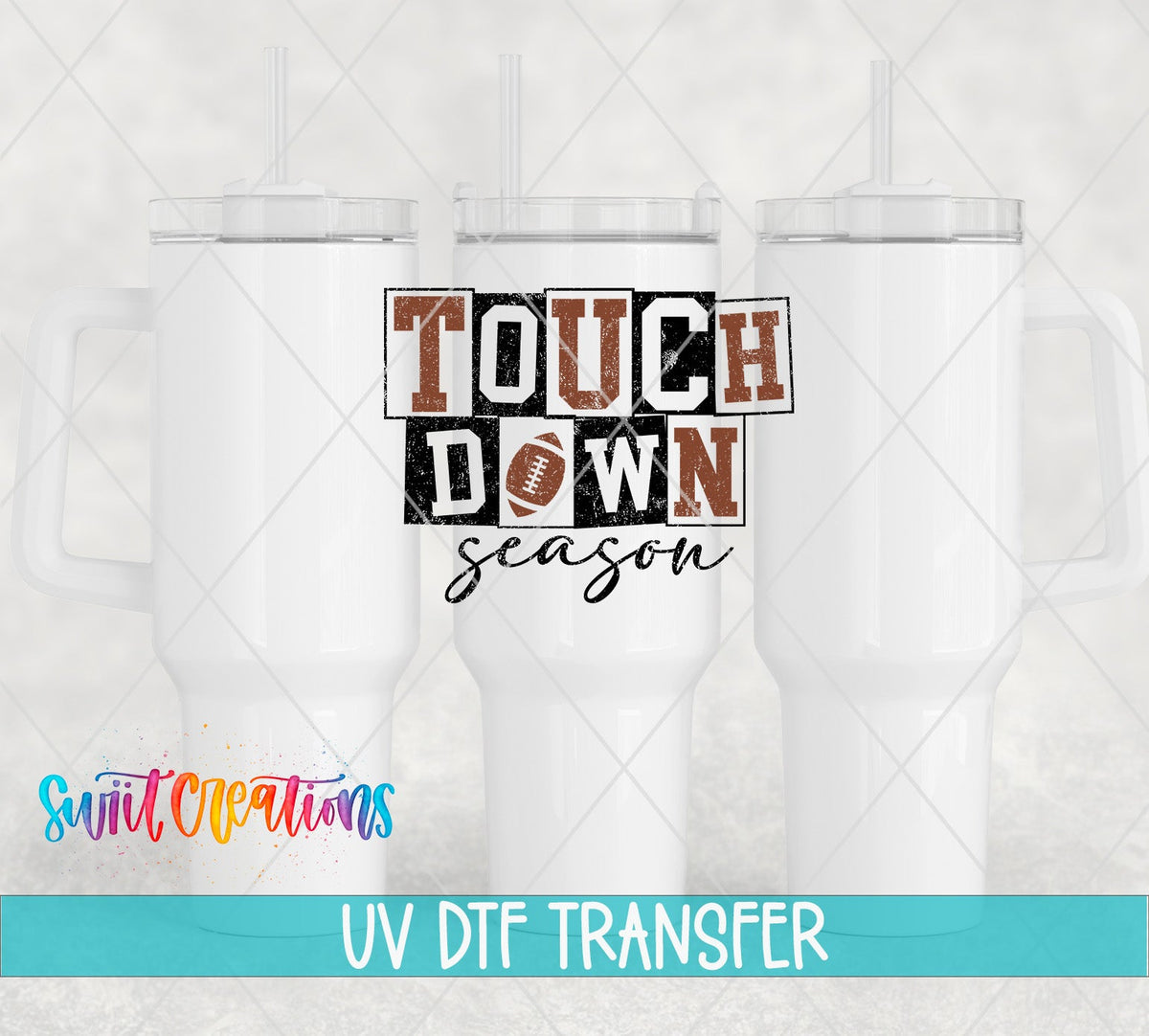 Touchdown Season UV DTF Cup Decal | UV1156 - Swiit Creations