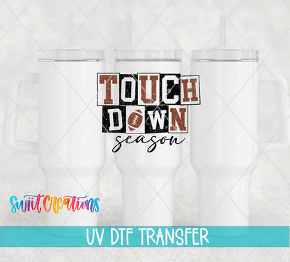 Touchdown Season UV DTF Cup Decal | UV1156 - Swiit Creations