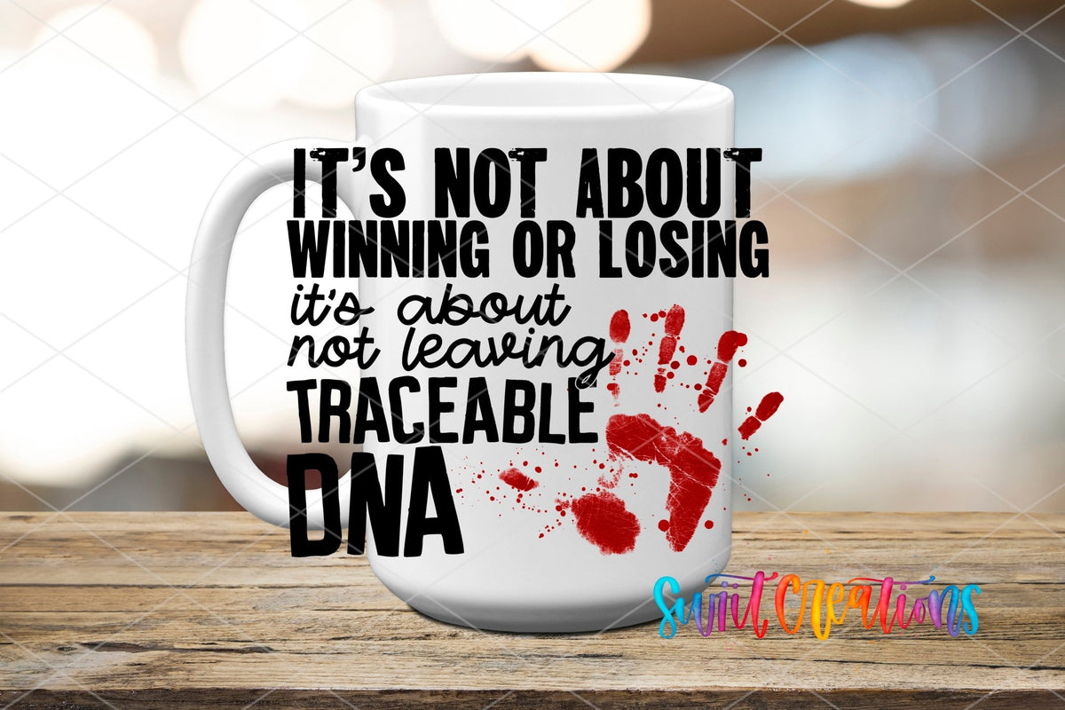 True Crime Junkie UV DTF Cup Decal | UV510 - Swiit Creations