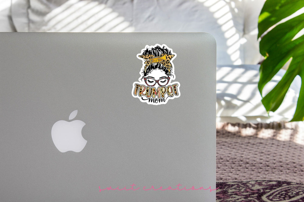 Trumpet Mom Sticker SS316 - Swiit Creations