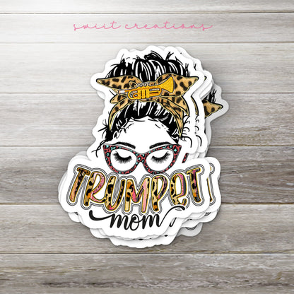 Trumpet Mom Sticker SS316 - Swiit Creations