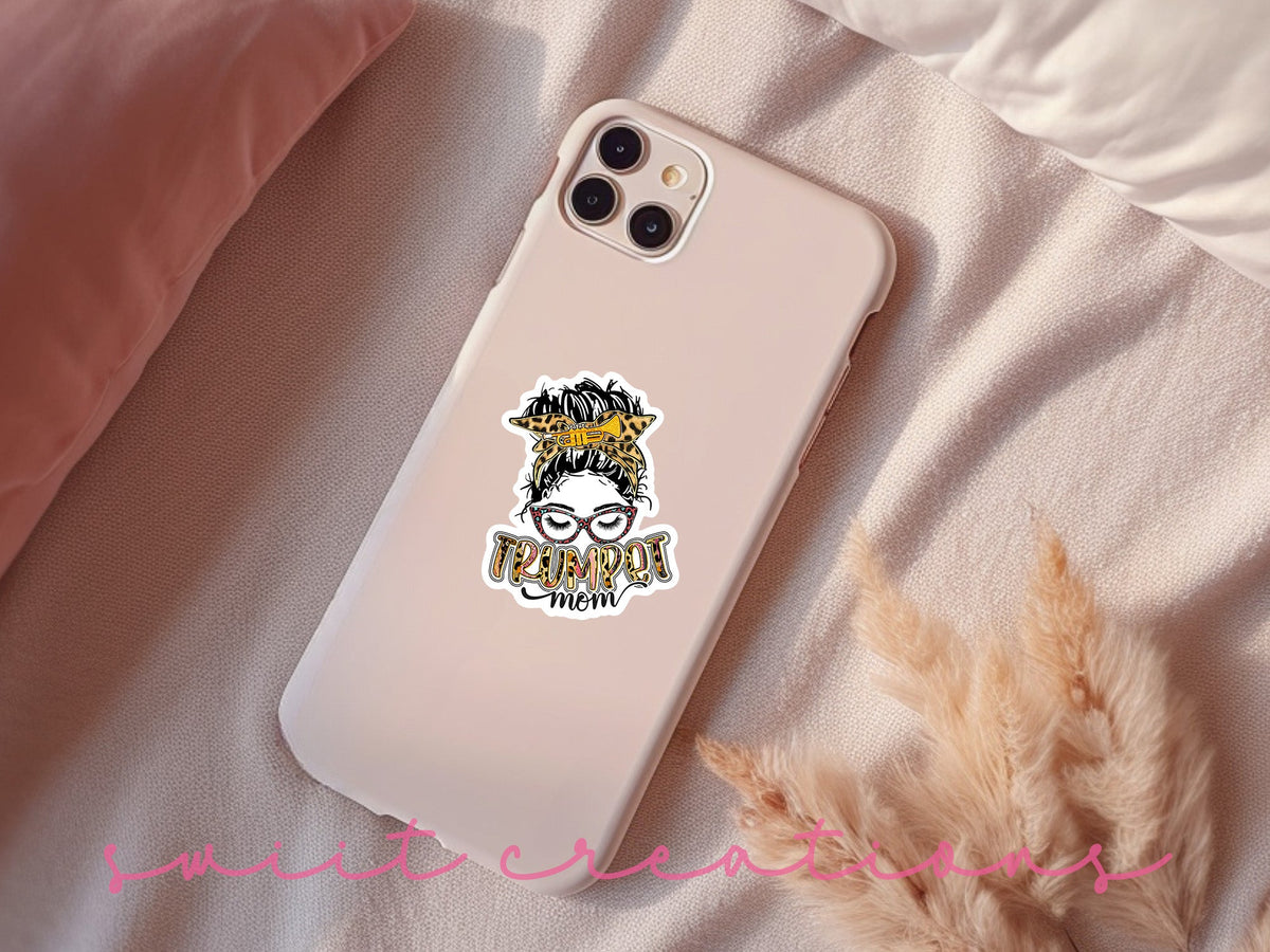 Trumpet Mom Sticker SS316 - Swiit Creations