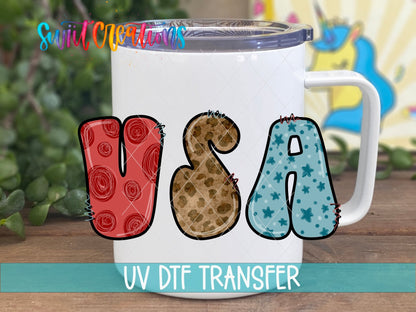 USA UV DTF Cup Decal | UV1135 - Swiit Creations