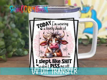 UV DTF Cup Wrap | Durable Waterproof Cow Tumbler Decal UV DTF Cup Decal | UV844 - Swiit Creations