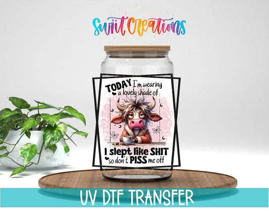 UV DTF Cup Wrap | Durable Waterproof Cow Tumbler Decal UV DTF Cup Decal | UV844 - Swiit Creations