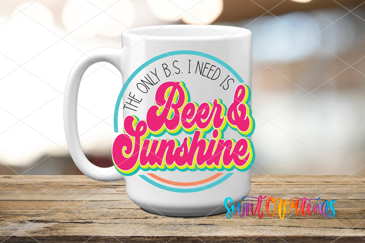 UV DTF Decal - Beer Glass Decal | Waterproof Scratch Resistant Tumbler Wrap | UV847 - Swiit Creations
