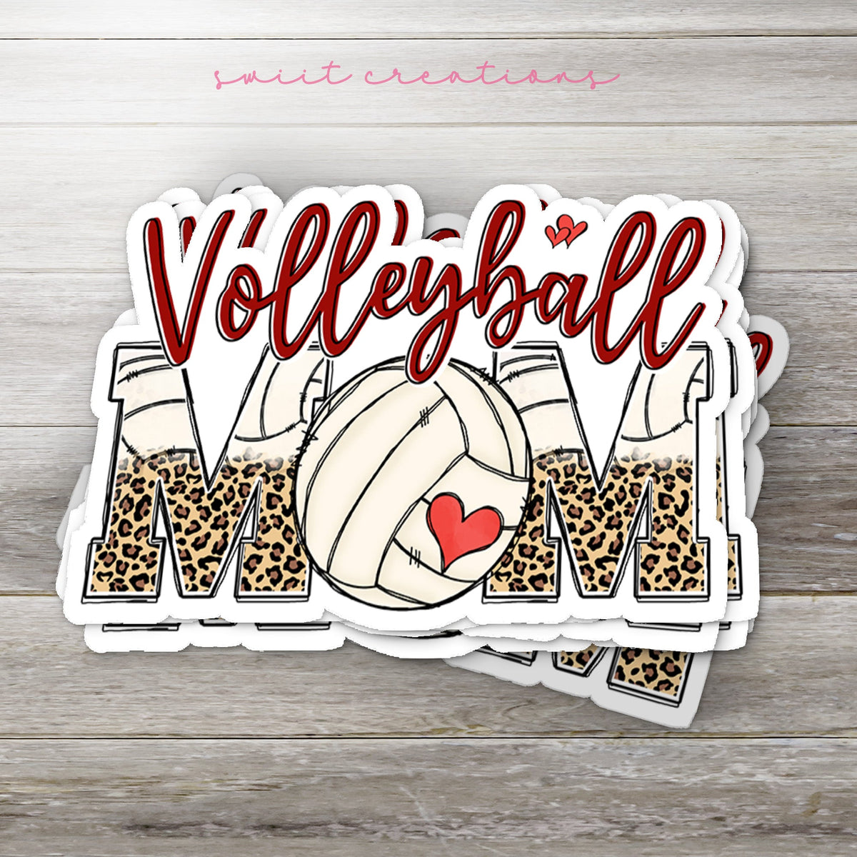 Volleyball Mom Sticker SS764 - Swiit Creations
