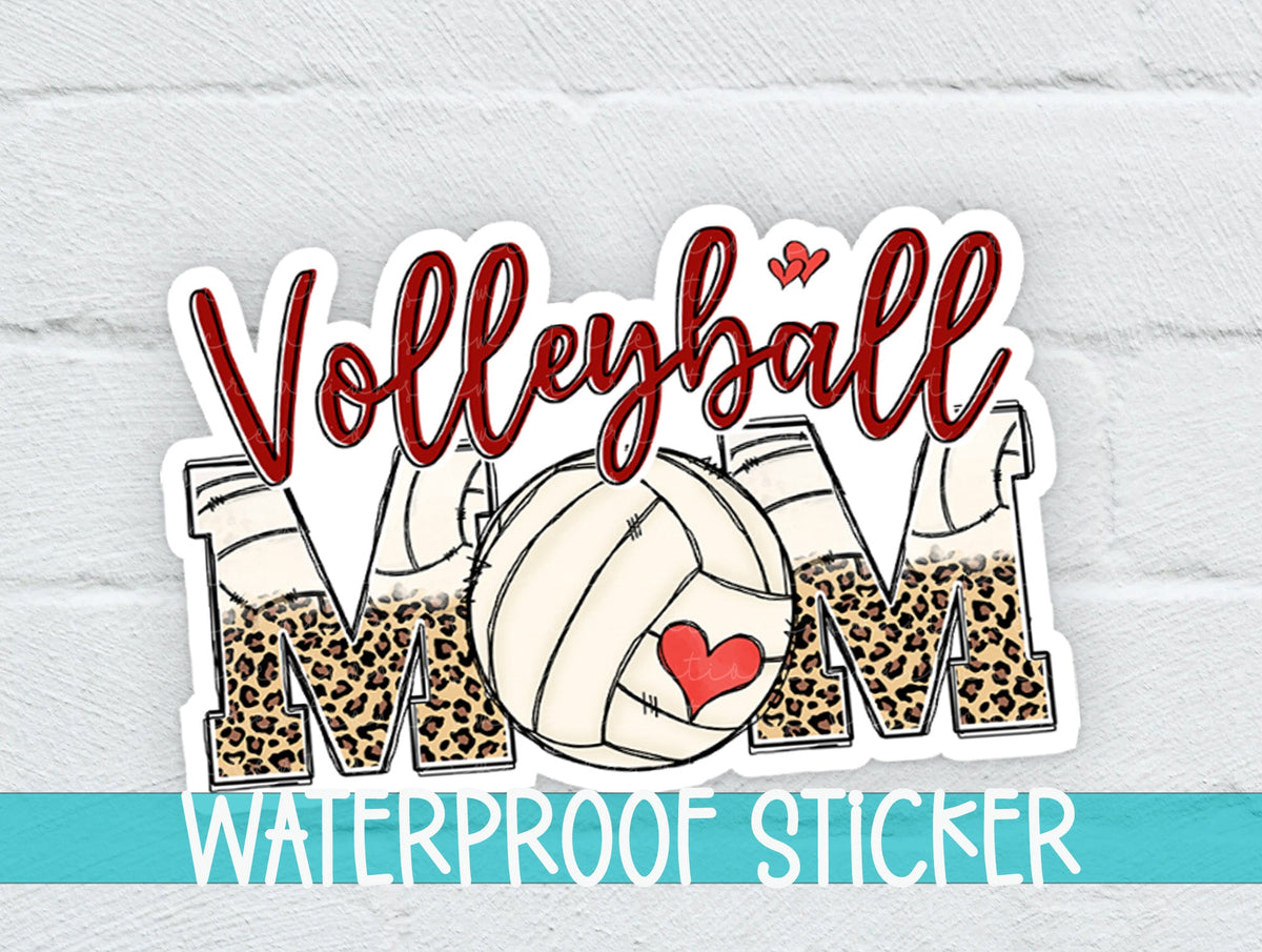 Volleyball Mom Sticker SS764 - Swiit Creations