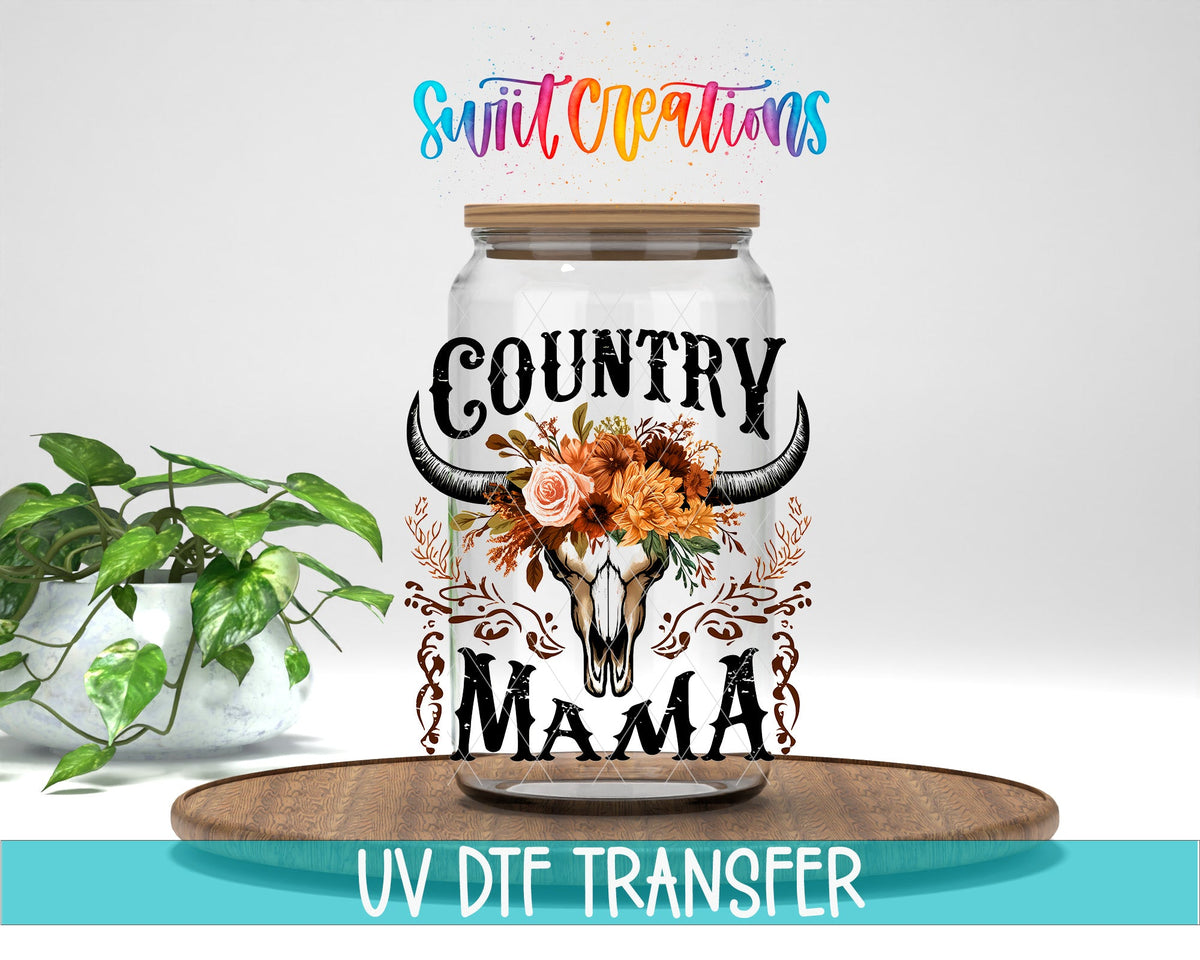 Western Country Mama UV DTF Decal | UV1301 - Swiit Creations