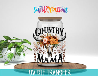 Western Country Mama UV DTF Decal | UV1301 - Swiit Creations