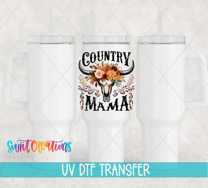 Western Country Mama UV DTF Decal | UV1301 - Swiit Creations