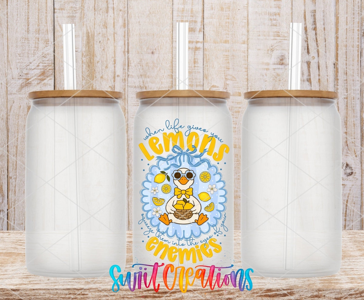 When Life Gives You Lemons Goose UV DTF Transfer | UV2151 - Swiit Creations