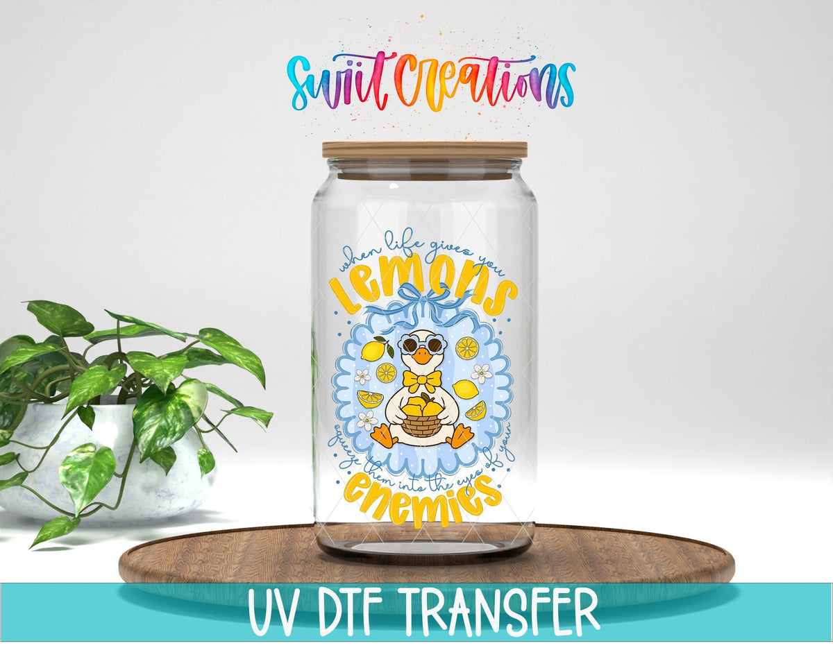 When Life Gives You Lemons Goose UV DTF Transfer | UV2151 - Swiit Creations