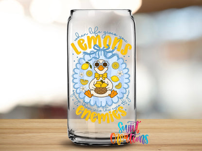 When Life Gives You Lemons Goose UV DTF Transfer | UV2151 - Swiit Creations
