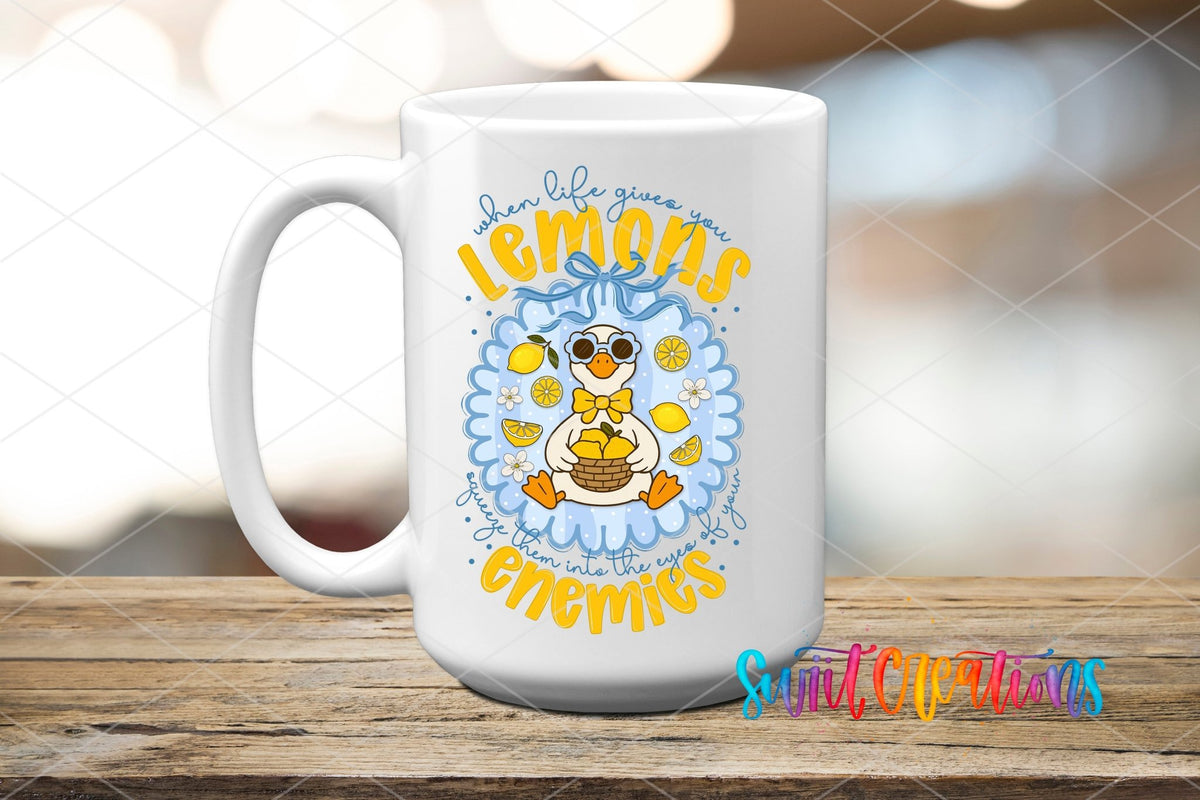 When Life Gives You Lemons Goose UV DTF Transfer | UV2151 - Swiit Creations