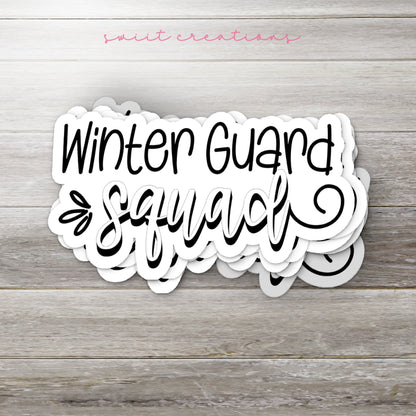Winter Guard Squad Sticker SS833 - Swiit Creations
