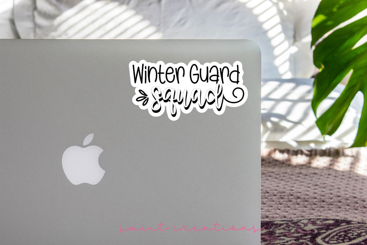 Winter Guard Squad Sticker SS833 - Swiit Creations