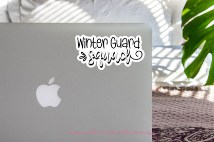 Winter Guard Squad Sticker SS833 - Swiit Creations