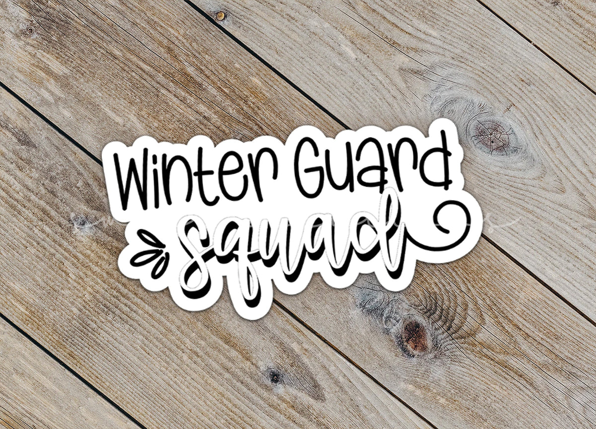 Winter Guard Squad Sticker SS833 - Swiit Creations