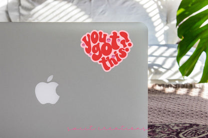 You Got This Heart Sticker SS815 - Swiit Creations