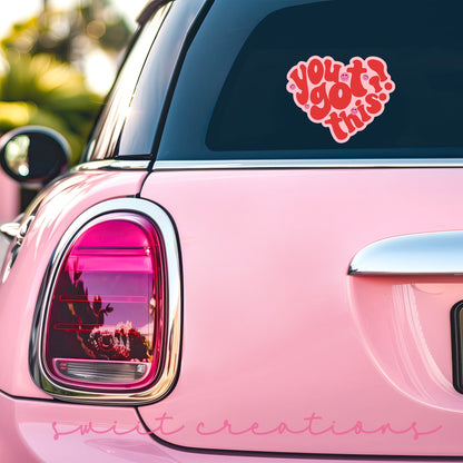 You Got This Heart Sticker SS815 - Swiit Creations