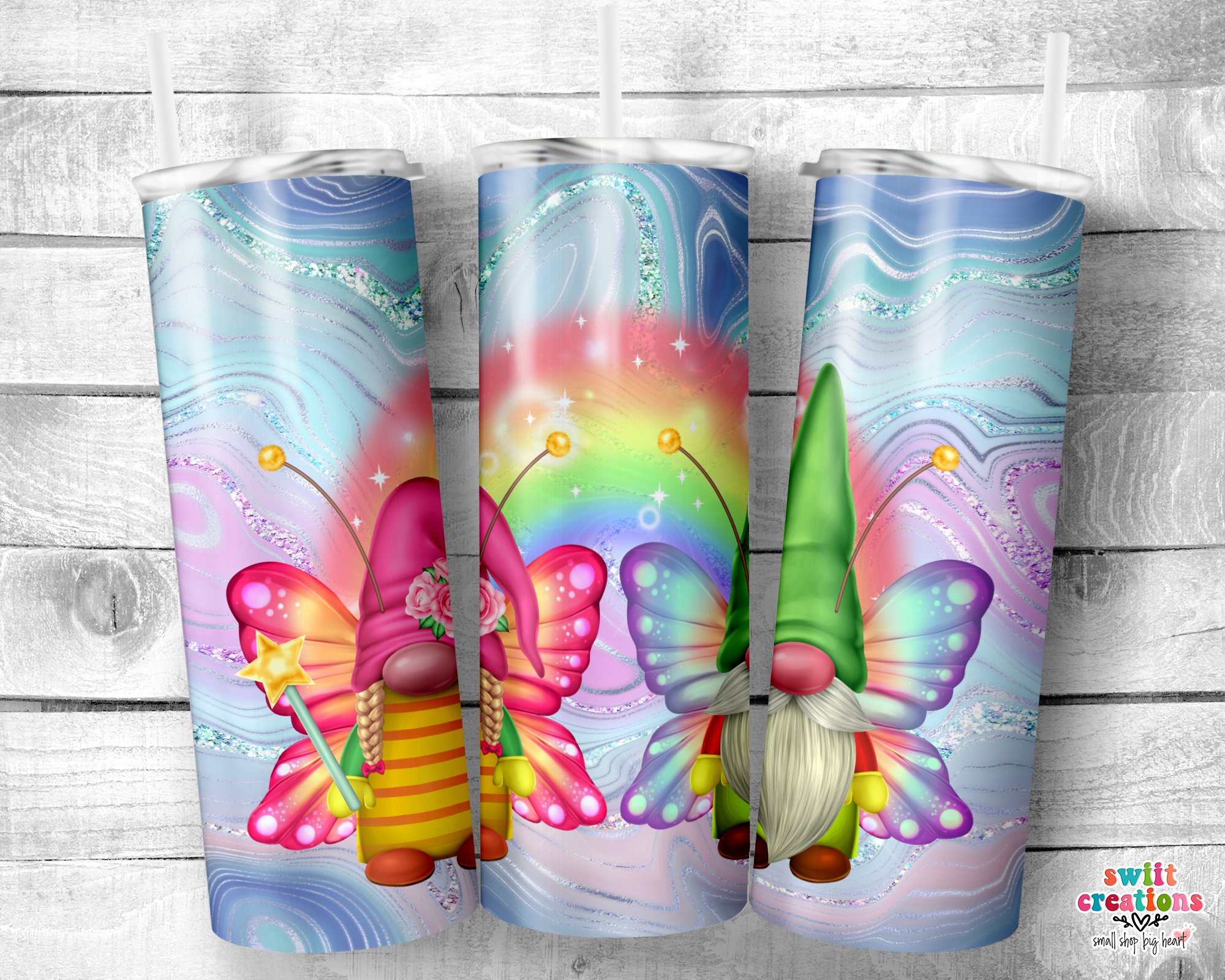 Fairy Gnome Tumbler (T160)