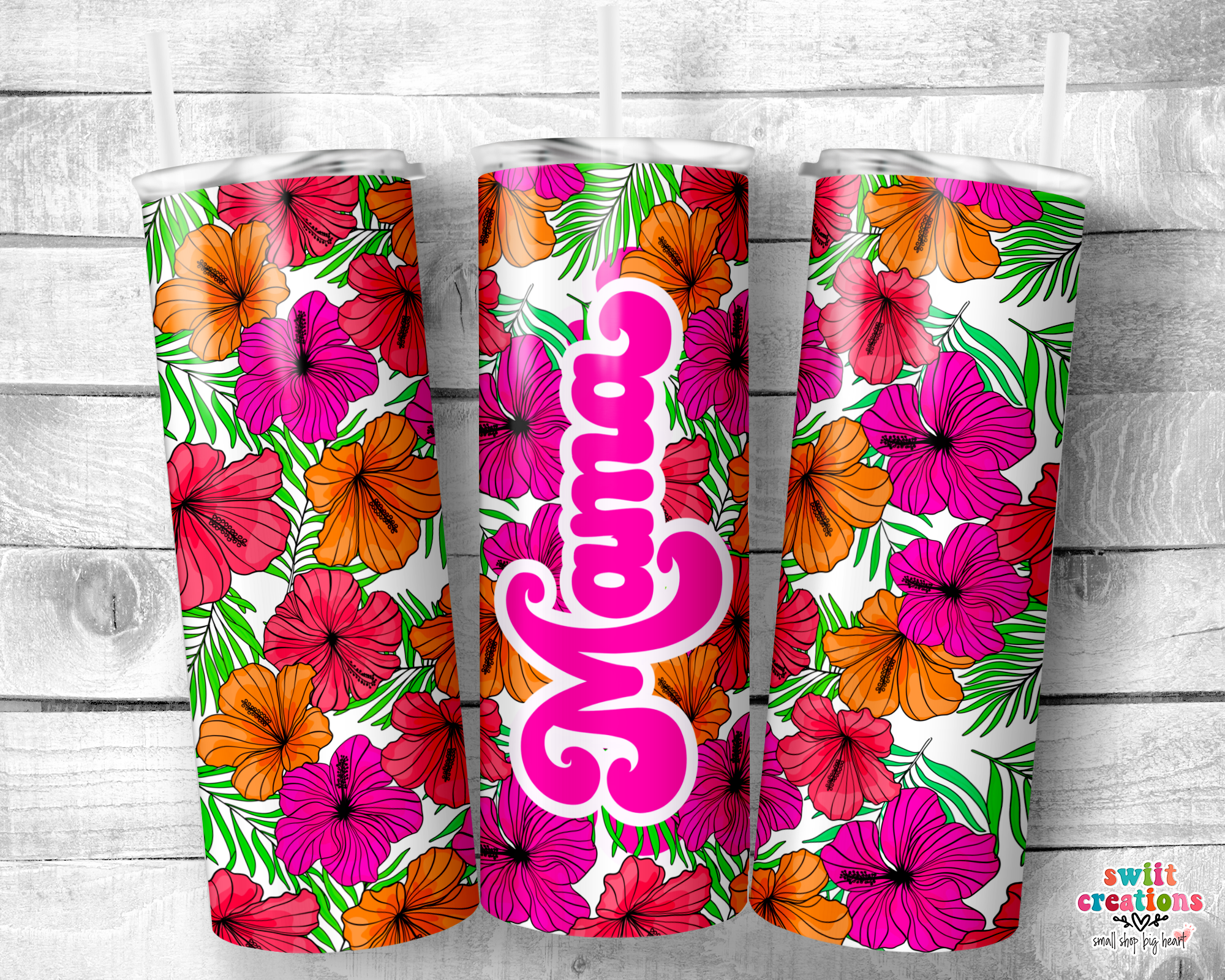 Bright Flower Mama Tumbler (T328)